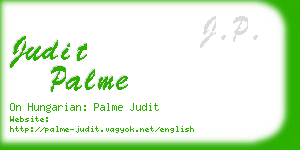 judit palme business card